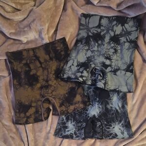 Set Of 3 Workout Shorts (High Waisted Butt Lifting)